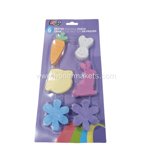 6PCS Easter chalk